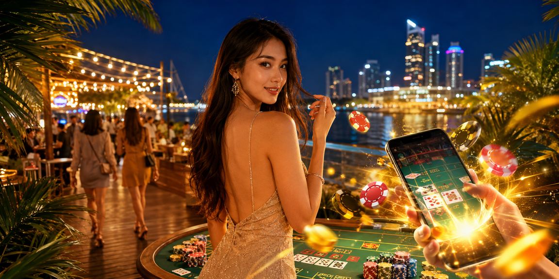 Meja Baccarat kasino langsung di Petaling Jaya Malaysia